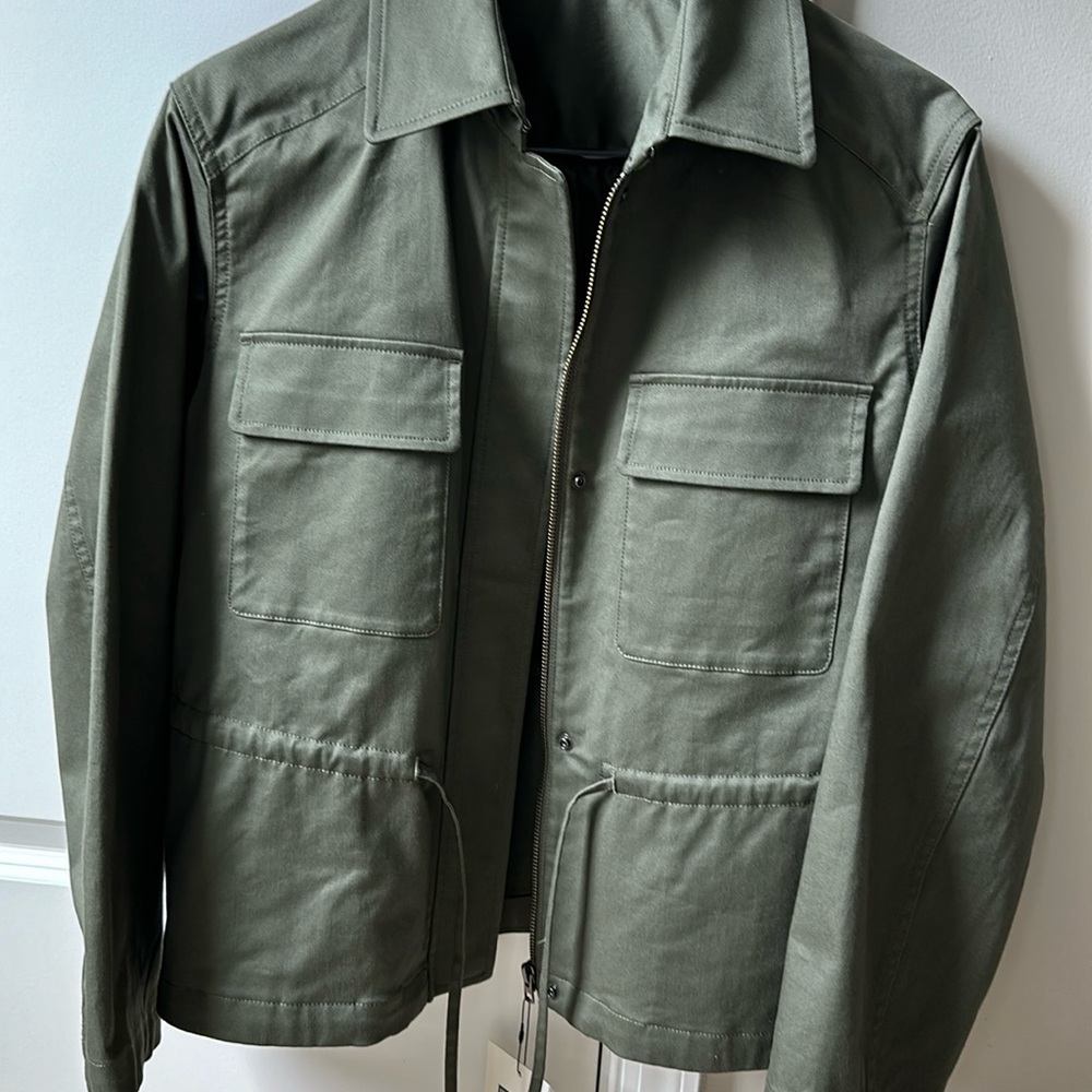 Uniqlo cotton blend drawstring Jacket